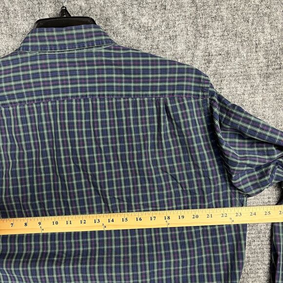 J Crew Shirt Mens Large Shirtings Tailored Fit Plaid Washed Business Casual‎ - Picture 6 of 9